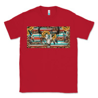 Red Boho bull skull and serape Classic Tee - RanaPortraitStore