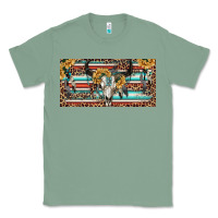 Sage Boho bull skull and serape Classic Tee - RanaPortraitStore