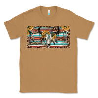 Toasted Coconut Boho bull skull and serape Classic Tee - RanaPortraitStore