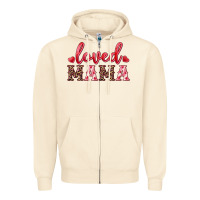 Sandshell loved mama Zipper Hoodie - RanaPortraitStore
