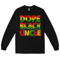 Black dope black uncle with stars Long Sleeve Tee - texasbilliewilder