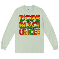 Matcha dope black uncle with stars Long Sleeve Tee - texasbilliewilder