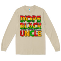 Mushroom dope black uncle with stars Long Sleeve Tee - texasbilliewilder