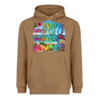 Toasted Coconut enjoy every moment of summer Heavyweight Hoodie - HRA Design Shop
