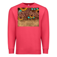 Cardinal leopard glitter sunflower gemstone Premium Sweatshirt - JahusDesignShop