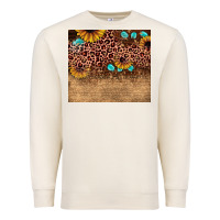 Sandshell leopard glitter sunflower gemstone Premium Sweatshirt - JahusDesignShop