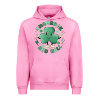 Fuchsia Pink shamrock and roll Urban Hoodie - MaliasSmallBusiness