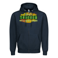 Navy being a teacher makes my life complete Zipper Hoodie - texasbilliewilder