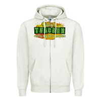 Oatmeal Heather being a teacher makes my life complete Zipper Hoodie - texasbilliewilder