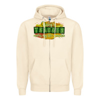 Sandshell being a teacher makes my life complete Zipper Hoodie - texasbilliewilder