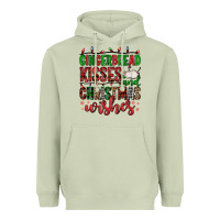 Matcha gingerbread kisses and christmas wishes Heavyweight Hoodie - FaDigitalArtStudio