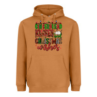 Meerkat gingerbread kisses and christmas wishes Heavyweight Hoodie - FaDigitalArtStudio