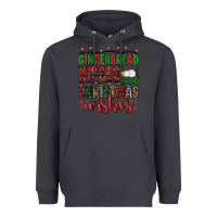Smoke gingerbread kisses and christmas wishes Heavyweight Hoodie - FaDigitalArtStudio