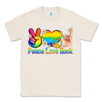 Natural peace love rock pride Classic Tee - texasbilliewilder