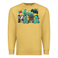 Antique Gold boy mama Premium Sweatshirt - AdoDesignShop