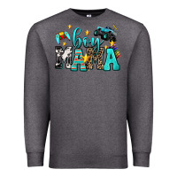 Charcoal Heather boy mama Premium Sweatshirt - AdoDesignShop