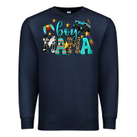Navy boy mama Premium Sweatshirt - AdoDesignShop