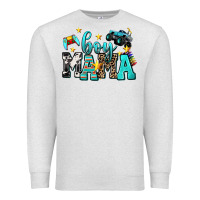 Oatmeal Heather boy mama Premium Sweatshirt - AdoDesignShop