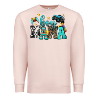 Pale Pink boy mama Premium Sweatshirt - AdoDesignShop