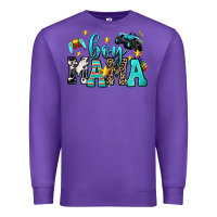 Purple boy mama Premium Sweatshirt - AdoDesignShop