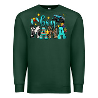 Sports Green boy mama Premium Sweatshirt - AdoDesignShop