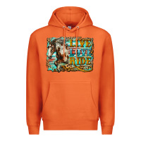 Carrot live love ride horse Premium Hoodie - LillyAllenDesigns