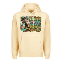 Pina Colada live love ride horse Premium Hoodie - LillyAllenDesigns