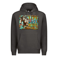 Smoke live love ride horse Premium Hoodie - LillyAllenDesigns