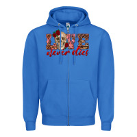 True Royal love never dies skull Zipper Hoodie - RanaPortraitStore
