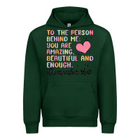 Forest Green to the person behind me Urban Hoodie - MaliasSmallBusiness