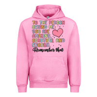 Fuchsia Pink to the person behind me Urban Hoodie - MaliasSmallBusiness