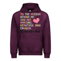 Mauve Wine to the person behind me Urban Hoodie - MaliasSmallBusiness