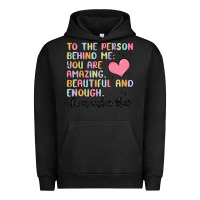 Pigment Black to the person behind me Urban Hoodie - MaliasSmallBusiness