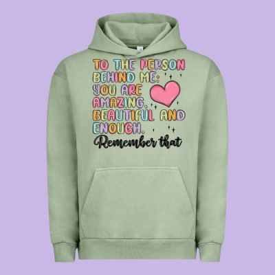 To The Person Behind Me Urban Hoodie Designed By Maliassmallbusiness