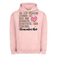 Pigment Salmon to the person behind me Urban Hoodie - MaliasSmallBusiness