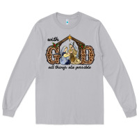Moon Dust With God All Things Are Possible Long Sleeve Tee - RanaPortraitStore