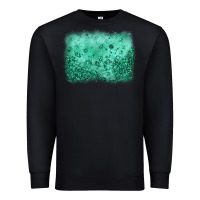 Black green glitter background Premium Sweatshirt - JahusDesignShop