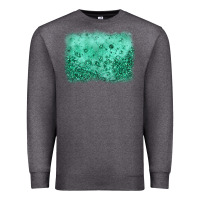 Charcoal Heather green glitter background Premium Sweatshirt - JahusDesignShop