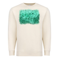 Sandshell green glitter background Premium Sweatshirt - JahusDesignShop