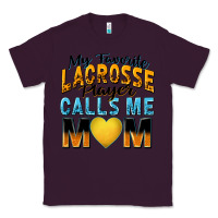 Plum my favorite lacrosse player calls me mom Classic Tee - Zillion Design Studio