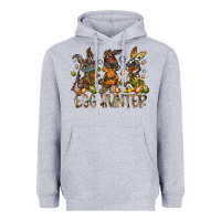 Heather Grey egg hunter Heavyweight Hoodie - RacoonDesign