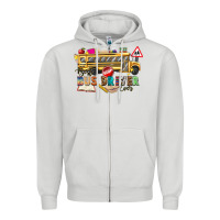 Dove Grey best bus driver ever Zipper Hoodie - texasbilliewilder
