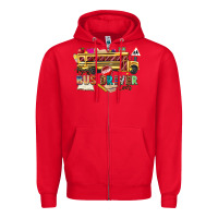 Red best bus driver ever Zipper Hoodie - texasbilliewilder