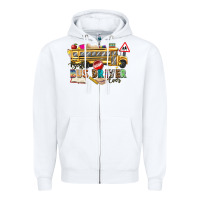 White best bus driver ever Zipper Hoodie - texasbilliewilder