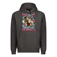 Just A Girl Who Loves Horses Mustang Premium Hoodie | Teevron