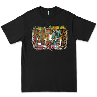 Black mini western Premium Tee - RacoonDesign