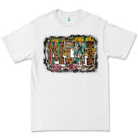 White mini western Premium Tee - RacoonDesign