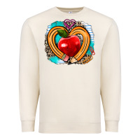 Sandshell teacher heart pen Premium Sweatshirt - AdoDesignShop