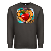 Smoke teacher heart pen Premium Sweatshirt - AdoDesignShop