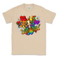 Mushroom pride bee with daisy lgbtq Classic Tee - texasbilliewilder
